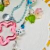 fuzzy flamingo charm