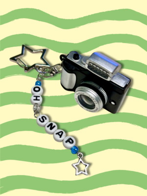 Bird's eye view of Oh Snap Camera Charm